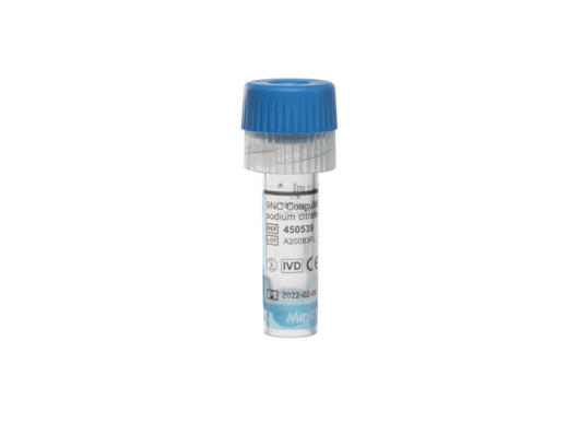 Greiner Bio-One - MiniCollect® RÖHRCHEN 1 ml 9NC Gerinnung Trinatriumcitrat 3,2% - 450539