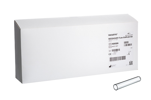 Greiner Bio-One - VACUETTE® SEKUNDÄR Röhrchen SIMPLEX RD PET - 459020