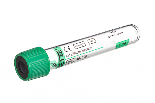 Greiner Bio-One - VACUETTE® RÖHRCHEN 4 ml LH Lithium Heparin - 454056