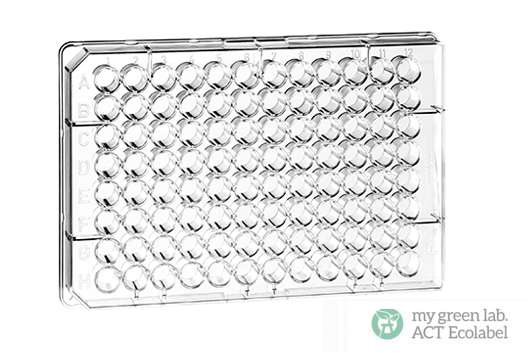 Greiner Bio-One - MICROPLATTE, 96 WELL, PS, F-BODEN, TRANSP. - 655101
