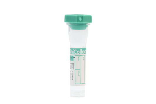 Greiner Bio-One - MiniCollect® RÖHRCHEN 1 ml LH Lithium Heparin - 450477