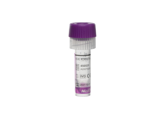 Greiner Bio-One - MiniCollect® RÖHRCHEN 1 ml K3E K3EDTA - 450531