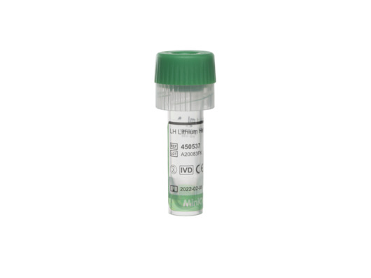 Greiner Bio-One - MiniCollect® RÖHRCHEN 1 ml LH Lithium Heparin - 450537