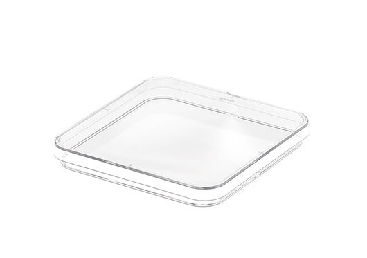 Greiner Bio-One - PETRI DISH, SQUARE, PS, CLEAR, 120/120/17 MM - 688102