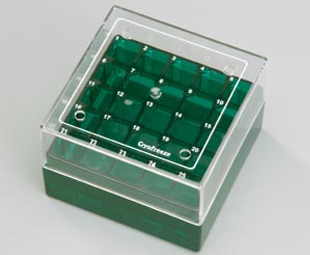 Greiner Bio-One - CryoFreeze™ 25, rack, piece, green, lid, 5pc - 802615