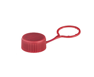 Greiner Bio-One - Screw cap for Biotubes, red, tethered - 366353