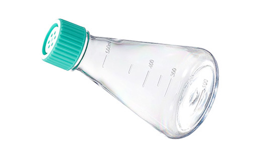 Greiner Bio-One - Shaker Flask, 500ml flat bottom with Vent Cap, 0.22µm PTFE filter - 679533