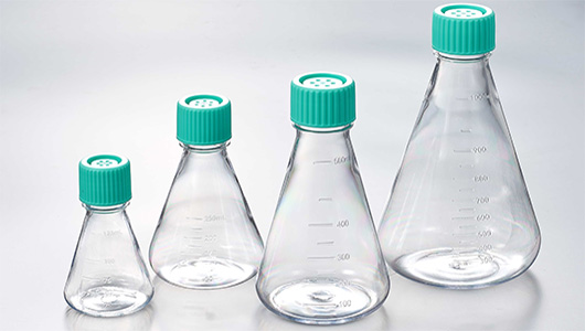 Greiner Bio-One - Shaker Flask, 1000ml flat bottom with Vent Cap, 0.22µm PTFE filter - 679534