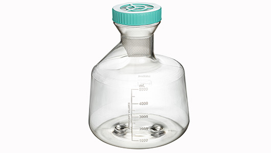Greiner Bio-One - Shaker Flask, 5000ml flat bottom with Vent Cap, 0.22µm PTFE filter - 679537