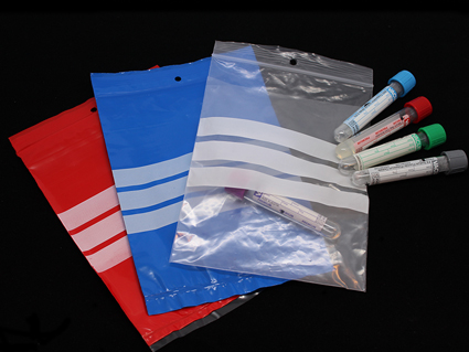 Zipper bags with writting area and dual compartment  - Greiner Bio-One
