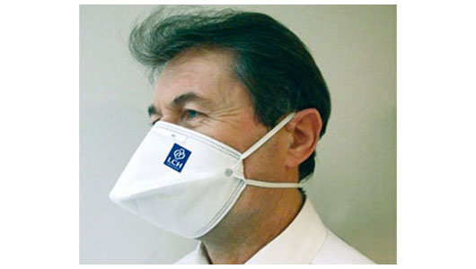 Greiner Bio-One - Mask FFP2 with 2 elastics, nasal barrette - PLM09F2