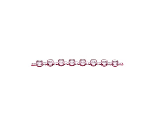 Greiner Bio-One - SAPPHIRE 8-CAP STRIP, PP, RED, DOMED - 373273