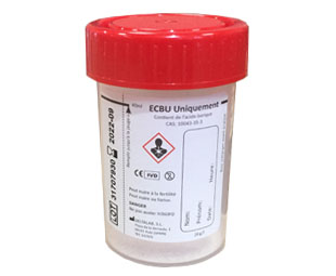Greiner Bio-One - Pot droit à vis [60 ml], PP, aseptique, avec - 409502BO