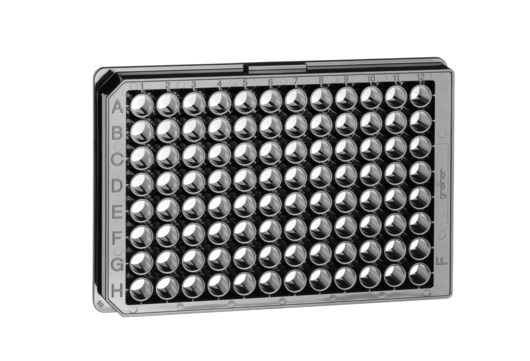 Greiner Bio-One - MICROPLATE, 96 WELL, PS, F-BOTTOM (CHIMNEY WELL) - 655906