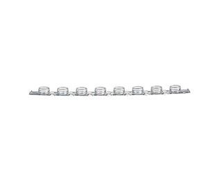 Greiner Bio-One - SAPPHIRE 8-CAP STRIP, PP, NATURAL, FLAT - 373250