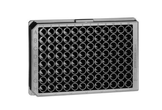 Greiner Bio-One - MICROPLATE, 96 WELL, PS, F-BOTTOM (CHIMNEY WELL) - 655900