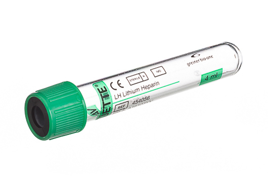 Greiner Bio-One - VACUETTE® TUBE 4 ml LH Lithium Heparin - 454056