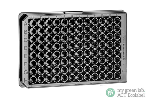 Greiner Bio-One - CELL CULTURE MICROPLATE, 96 WELL, PS, F-BOTTOM - 655086