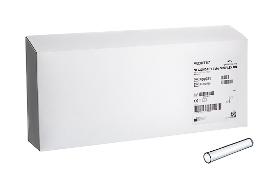 Greiner Bio-One - VACUETTE® SECONDARY Tube SIMPLEX BC PET - 459021