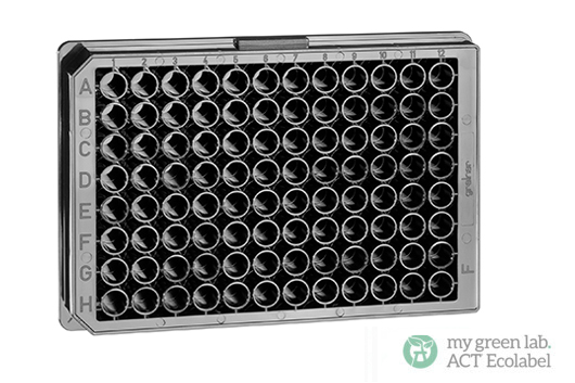 Greiner Bio-One - MICROPLATE, 96 WELL, PP, F-BOTTOM (CHIMNEY WELL) - 655209