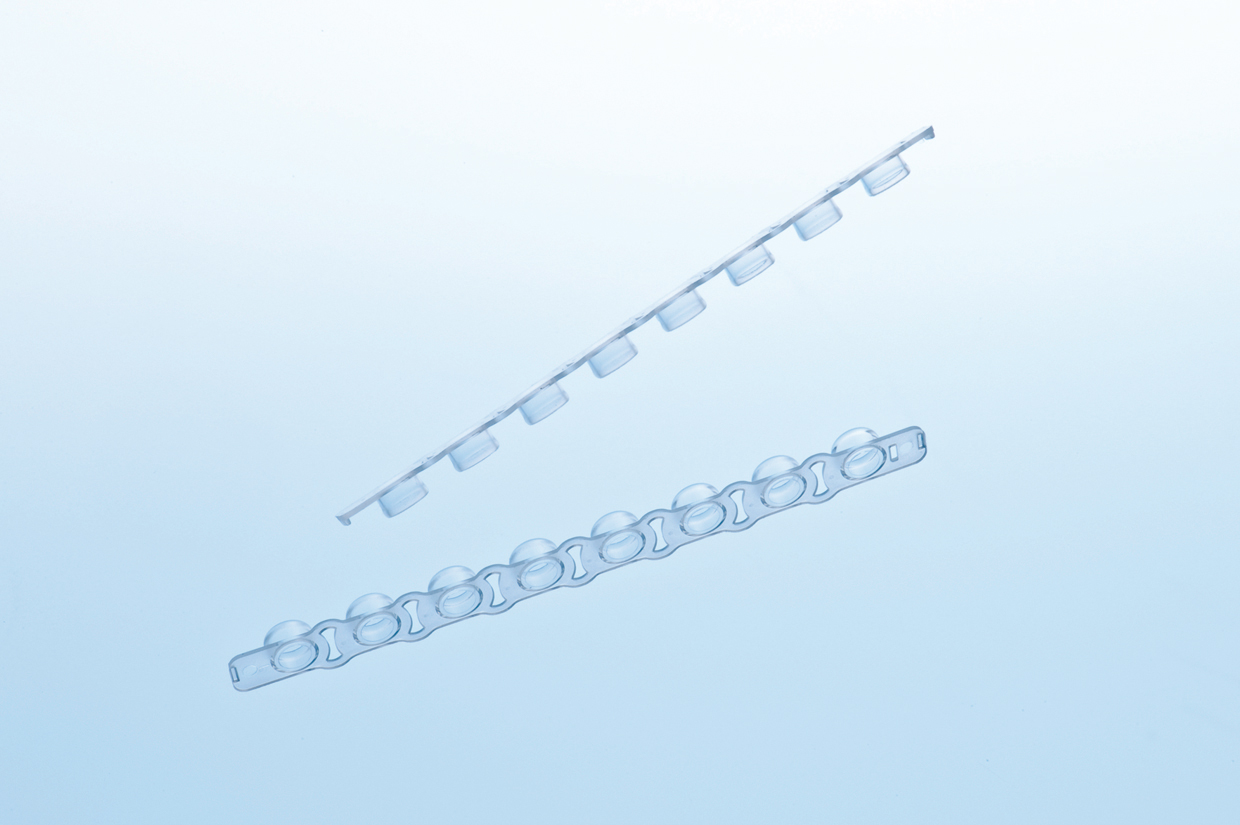 Greiner Bio-One - Sapphire PCR flat strip caps, ergonomic, blue - 373292