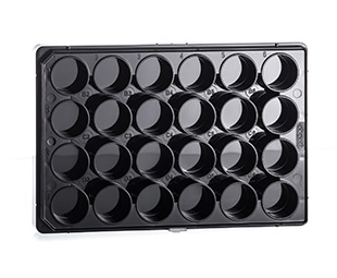 Greiner Bio-One - MULTIWELL PLATE, 24 WELL, PS, BLACK, 17.8/16 MM - 662174