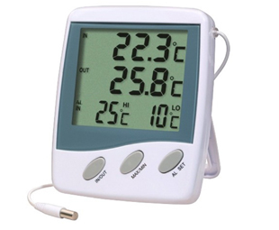 Greiner Bio-One - Thermomètre double écran intérieur/exterieur - 2041M