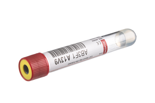 Greiner Bio-One - VAC 8ml CAT Serum Sep, rouge/jaune, G-Barcode - 485502