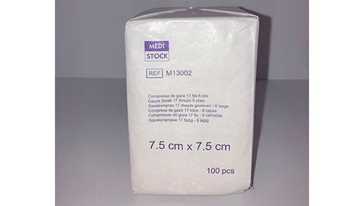Greiner Bio-One - Compresse de gaz, [7,5x7,5cm] - M13002