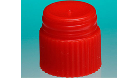 Greiner Bio-One - Bouchon rentrant PE, 18.5 mm, rouge - 30577