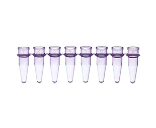 Greiner Bio-One - Barrette 8 microtubes PCR, 0.2ml, PP, violet - 673277