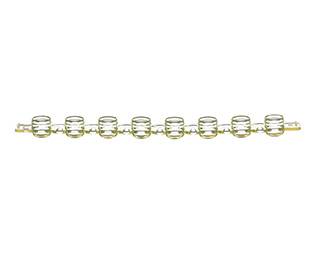 Greiner Bio-One - Barrette 8 bch, PP, jaune - 373276