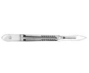 Greiner Bio-One - Manche de bistouri pour lame n°20 à n°24 - 2260204