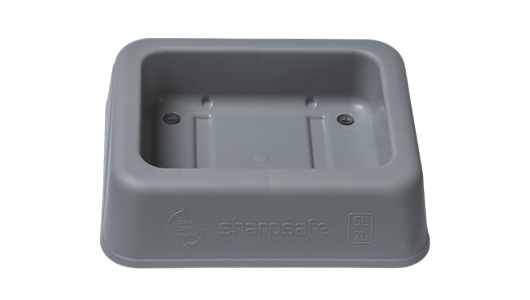 Greiner Bio-One - Base Sharpsafe®, pour collecteurs 5L et 7L, ventouse et adhésif - SHA42570000