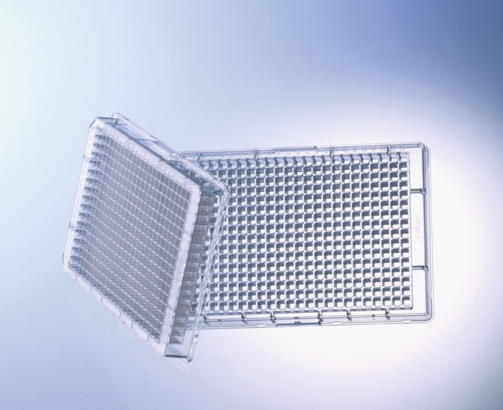 384 lyukú polisztirol mikrolemezek, víztiszta - Greiner Bio-One