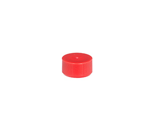 Greiner Bio-One - Csavaros kupak tömítőgyűrűvel, PE, piros, 12 mm átmérőjű csövekhez - 366383