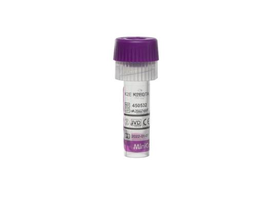 Greiner Bio-One - MiniCollect® 0,25/0,5ml K2EDTA LILA - 450532