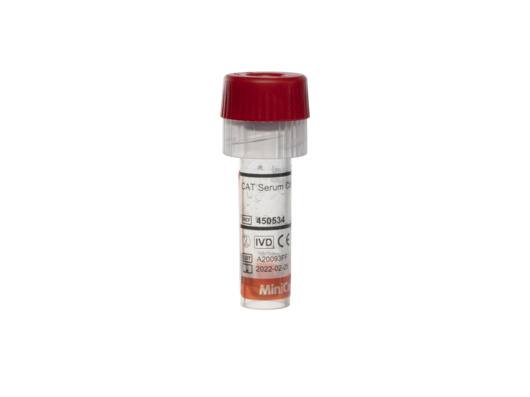 Greiner Bio-One - MiniCollect® 0.5/1ml CAT Ser CA RED - 450534