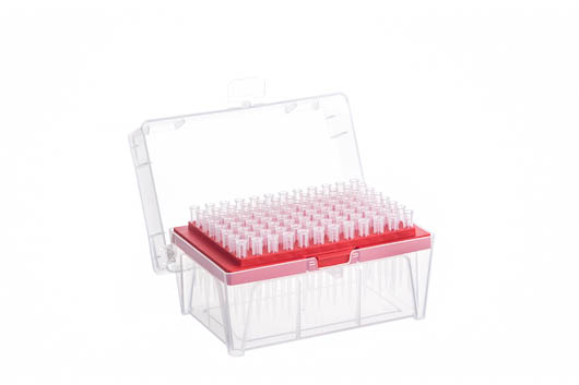 Greiner Bio-One - Sapphire pipettahegy, 0,5 - 10 µl XL, színtelen, osztással, dobozban. - 772351