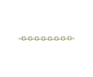 Greiner Bio-One - SAPPHIRE 8-CAP STRIP, PP, YELLOW, DOMED - 373276