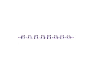 Greiner Bio-One - SAPPHIRE 8-CAP STRIP, PP, VIOLET, DOMED - 373277