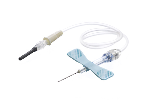 Greiner Bio-One - Biztonsági Szárnyastű + Luer adapter 23G x 3/4