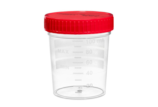 Greiner Bio-One - MULTIPURPOSE BEAKER, PP, 120 ML, GRADUATO, ETICHETTA ROSSA, BULK - 724414