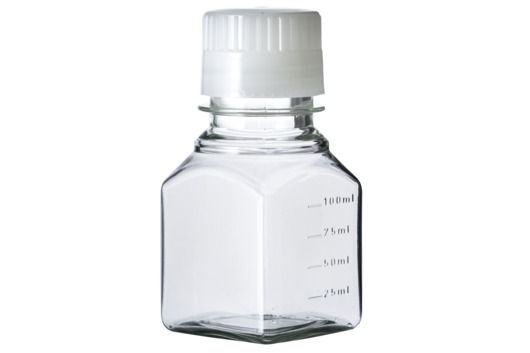 Greiner Bio-One - メディウムボトル, 角型, 100ml, 滅菌, PET(本体) - 951700