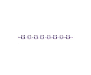 Greiner Bio-One - PCR® stoppenstrip-8, PP, violet, bol - 373277