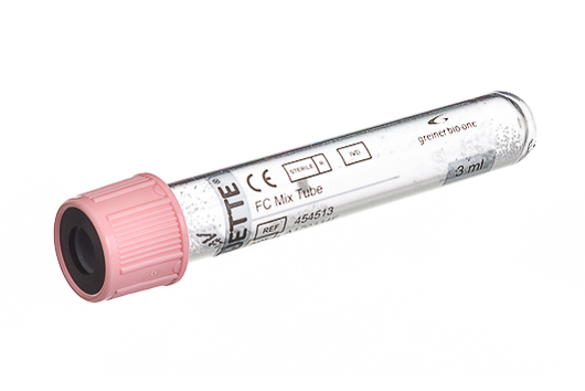Greiner Bio-One - VACUETTE® buis, FC-Mix, 3ml, 13x75mm, roze/zwarte - 454513