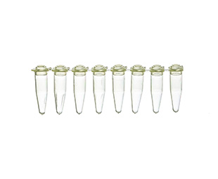 Greiner Bio-One - Buizenstrip-8 met stoppen, PCR® PP, 0,2ml, geel - 608286