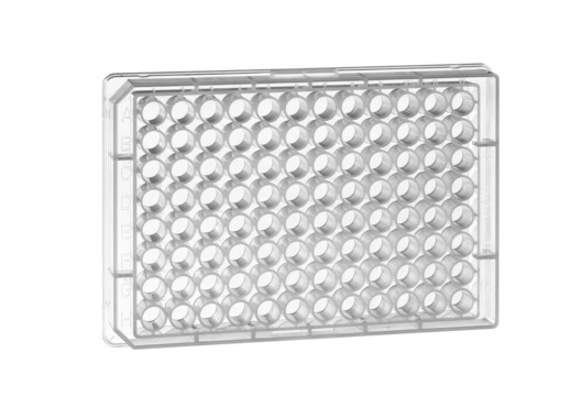 Greiner Bio-One - Plaat, 96w, F-bodem, schoorsteen, PP, neutraal - 655261