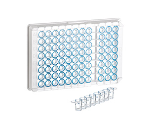 Greiner Bio-One - Stripplaat, F-bodem, ELISA, binding M, 12x8w, C - 705064