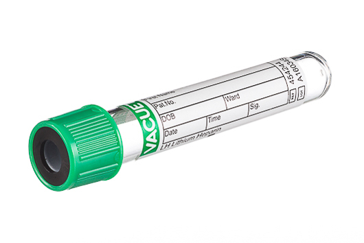Greiner Bio-One - VACUETTE® buis, LH, 3ml, 13x75mm, groen/zwart - 454244